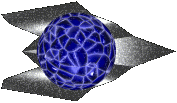 ship with blue energy ball