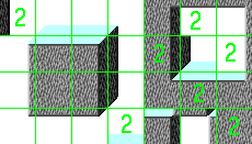 3D gray bricks 1